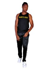 Black Patch Joggers